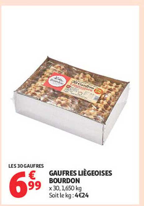 GAUFRES LIÉGEOISES BOURDON