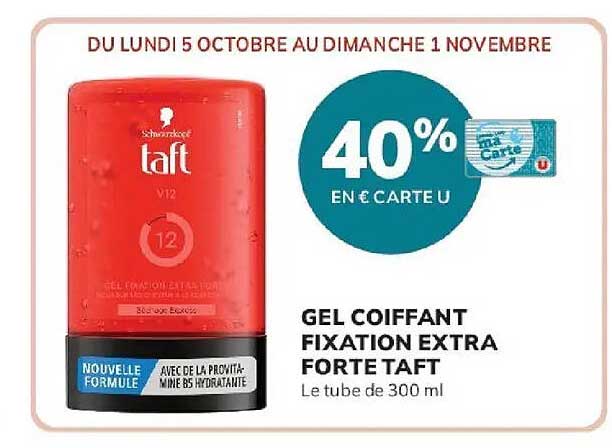 GEL COIFFANT FIXATION EXTRA FORTE TAFT