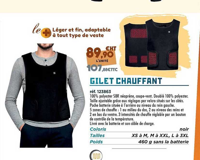 GILET CHAUFFANT