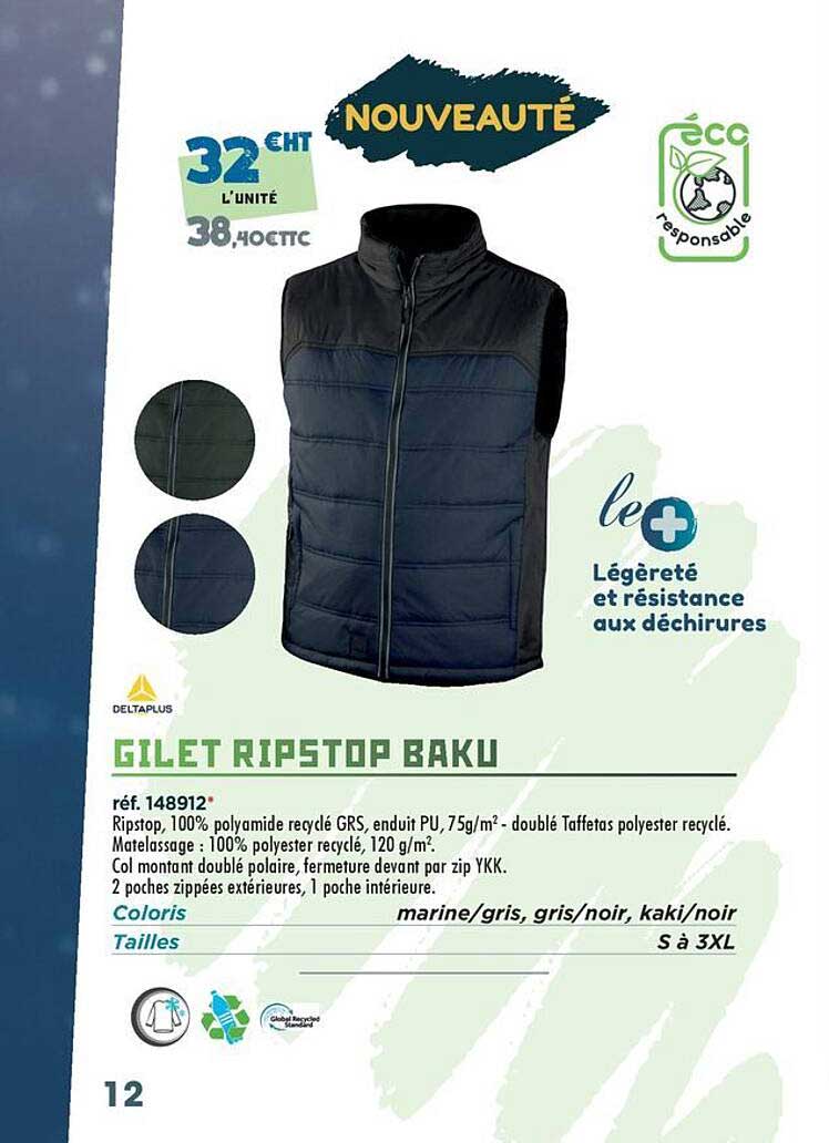 GILET RIPSTOP BAKU