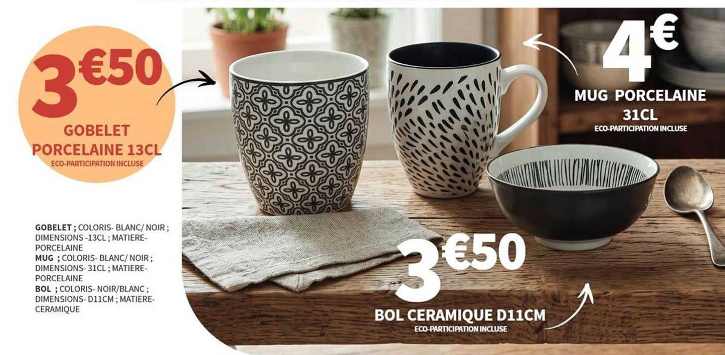 GOBELET PORCELAINE 13CL