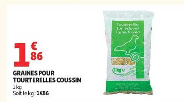 GRAINES POUR TOURTERELLES COUSSIN