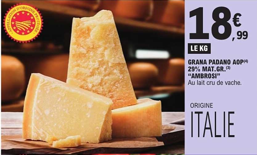 GRANA PADANO AOP 29% MAT.GR. “AMBROSI”