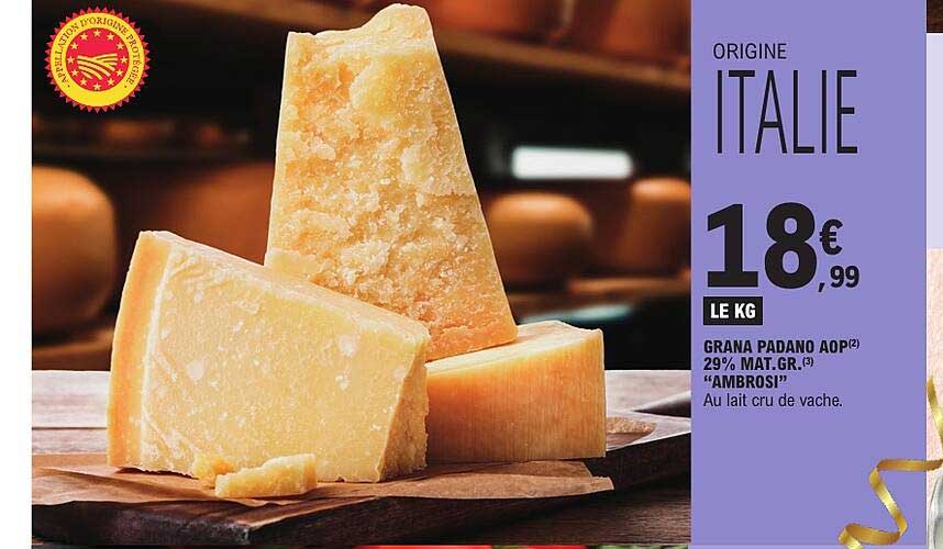 GRANA PADANO AOP 29% MAT.GR. "AMBROSI"