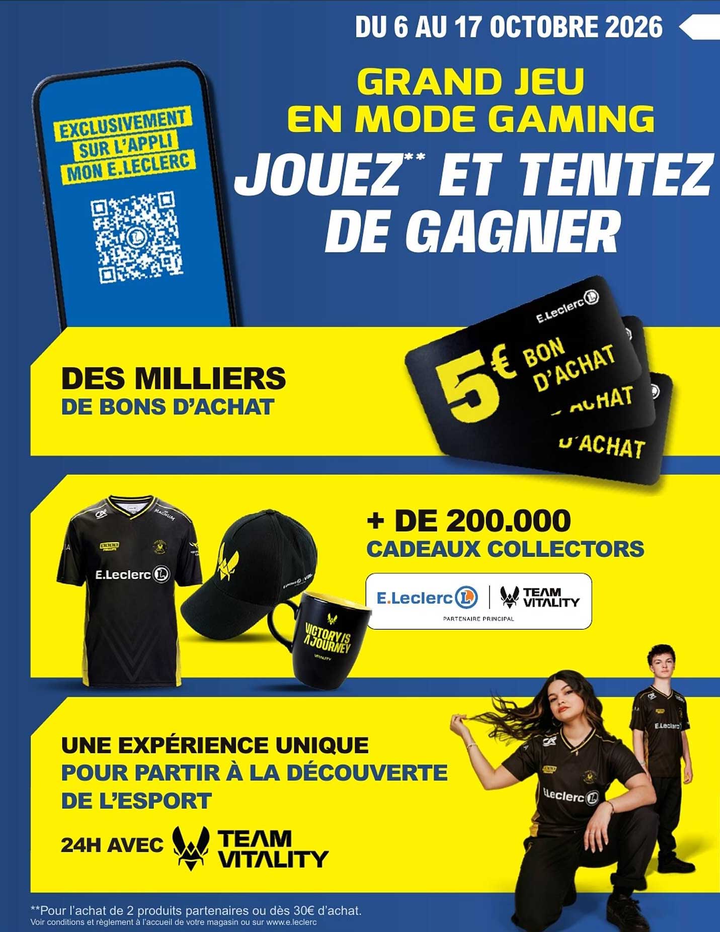 GRAND JEU EN MODE GAMING - JOUEZ** ET TENTEZ DE GAGNER