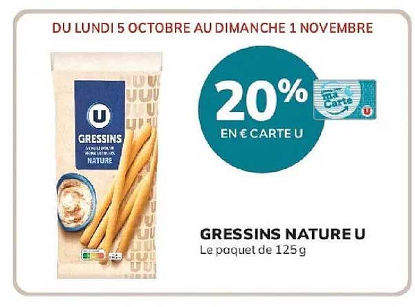 GRESSINS NATURE U