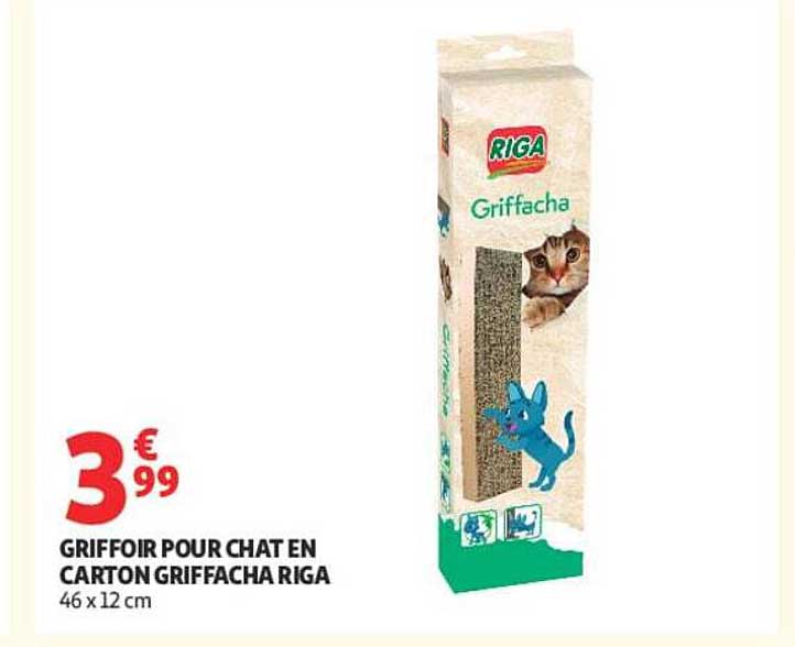 GRIFFOIR POUR CHAT EN CARTON GRIFFACHA RIGA
