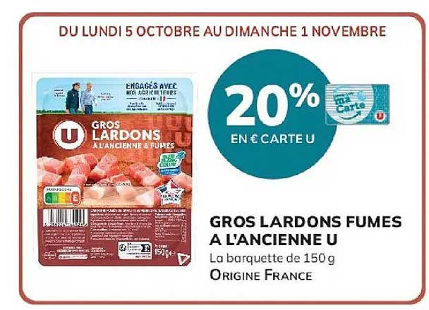 GROS LARDONS FUMES A L'ANCIENNE U