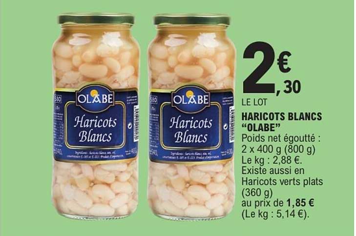 HARICOTS BLANCS "OLABE"