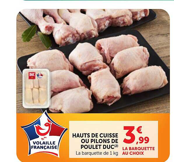 HAUTS DE CUISSE OU PILONS DE POULET DC