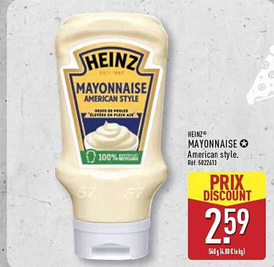 HEINZ Mayonnaise American style.