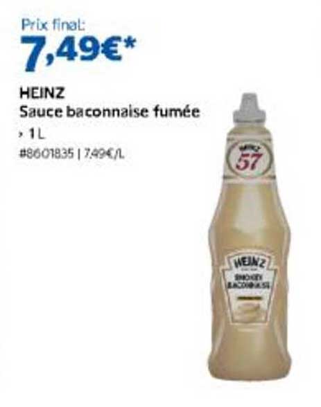 HEINZ Sauce baconnaise fumée