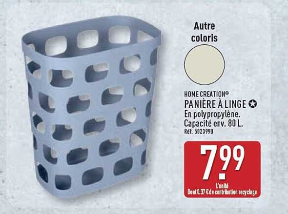 HOME CREATION PANIER À LINGE
