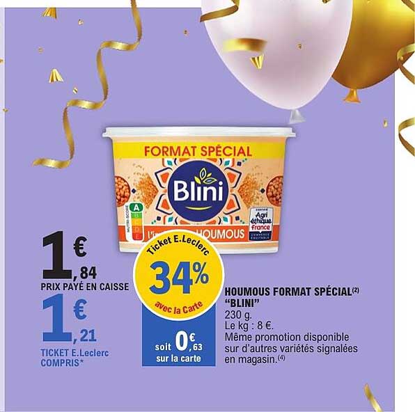 HOUmOUS FORMAT SPÉCIAL “BLINI”