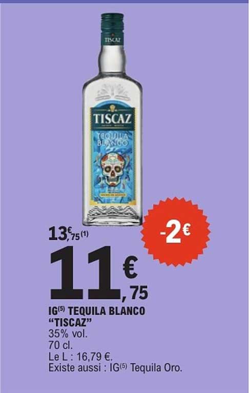 IG(5) TEQUILA BLANCO “TISCAZ”