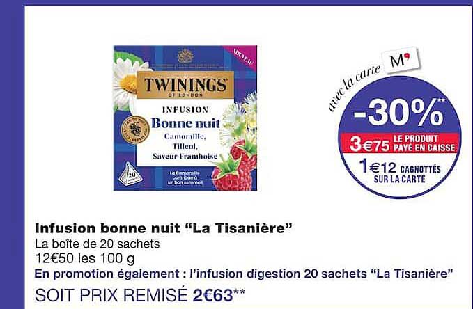 Infusion bonne nuit “La Tisanière”