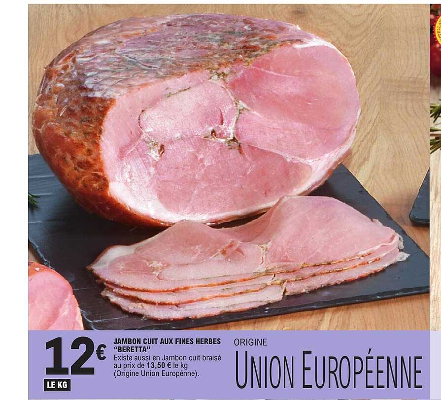 JAMBON CUIT AUX FINES HERBES "BERETTA"