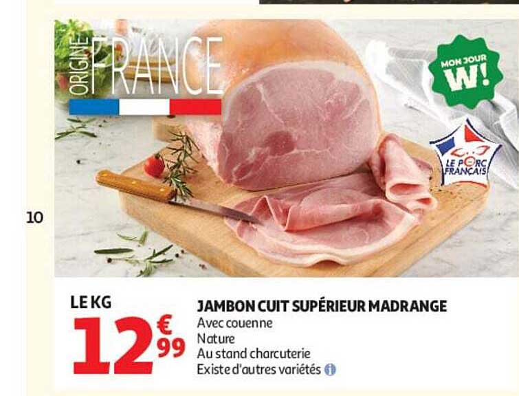 JAMBON CUIT SUPÉRIEUR MADRANGE