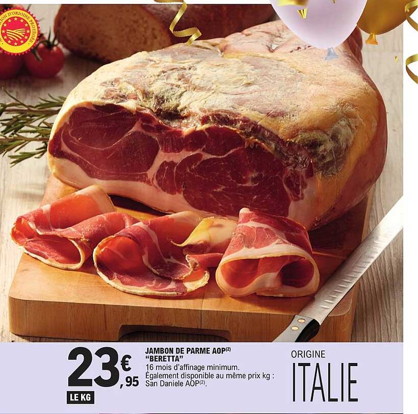 JAMBON DE PARME AOP(2) “BERETTA”