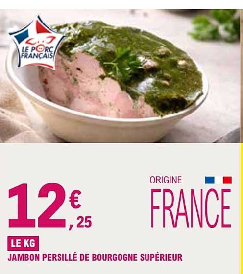 JAMBON PERSILLÉ DE BOURGOGNE SUPÉRIEUR