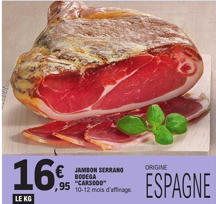 JAMBON SERRANO BODEGA "CARSODO"