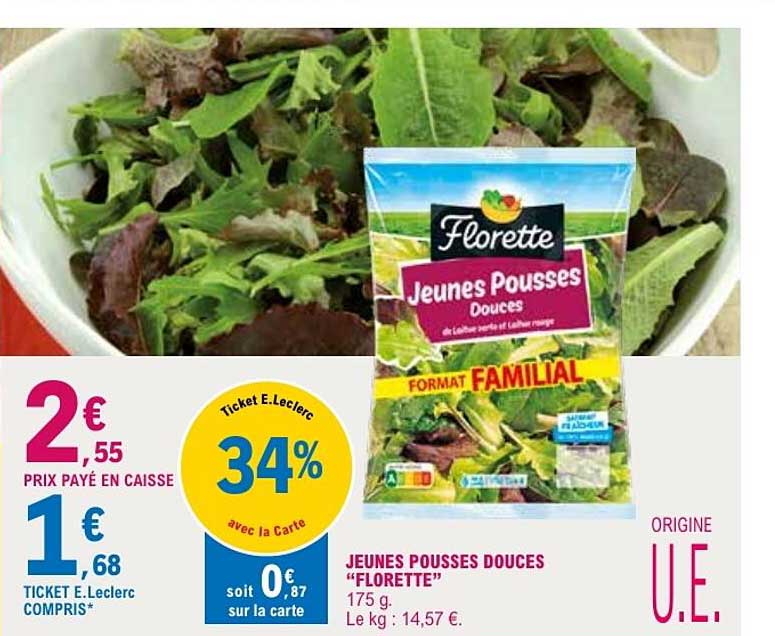 JEUNES POUSSES DOUCES “FLORETTE”