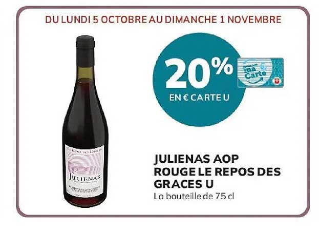 JULIENAS AOP ROUGE LE REPOS DES GRACES U