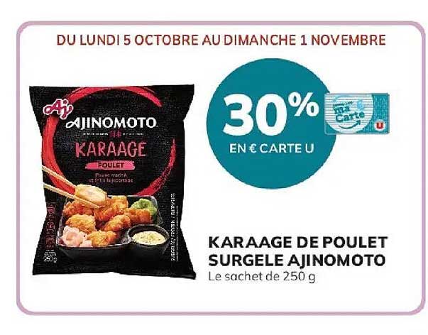 KARAAGE DE POULET SURGELE AJINOMOTO