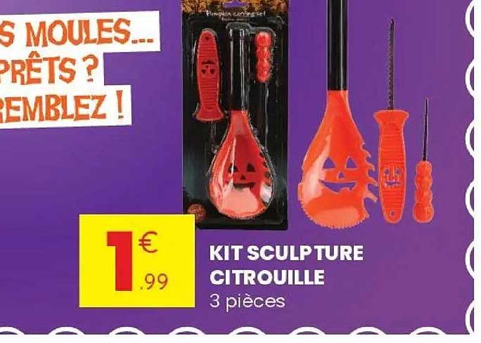 KIT SCULPTURE CITROUILLE