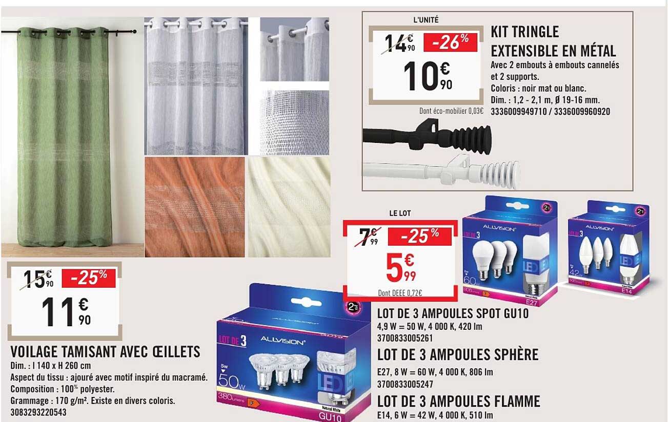 KIT TRINGLE EXTENSIBLE EN MÉTAL