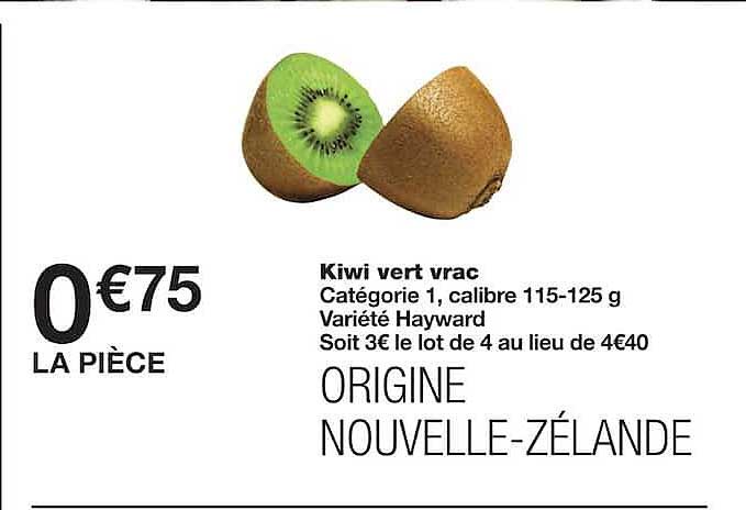 Kiwi vert vrac