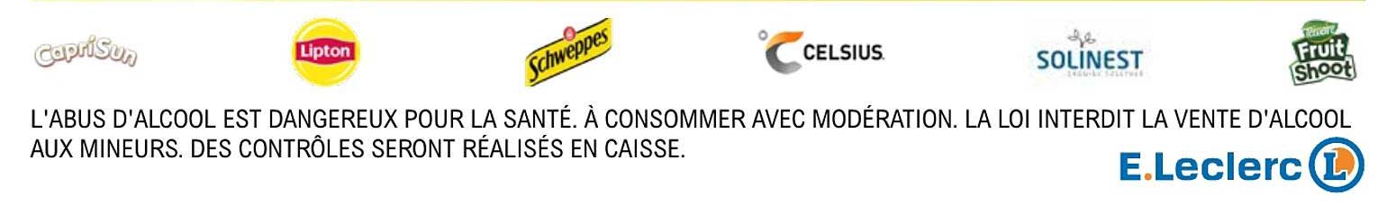 L'ABUS D'ALCOOL EST DANGEREUX POUR LA SANTÉ. À CONSOMMER AVEC MODÉRATION. LA LOI INTERDIT LA VENTE D'ALCOOL AUX MINEURS. DES CONTRÔLES SERONT RÉALISÉS EN CAISSE.