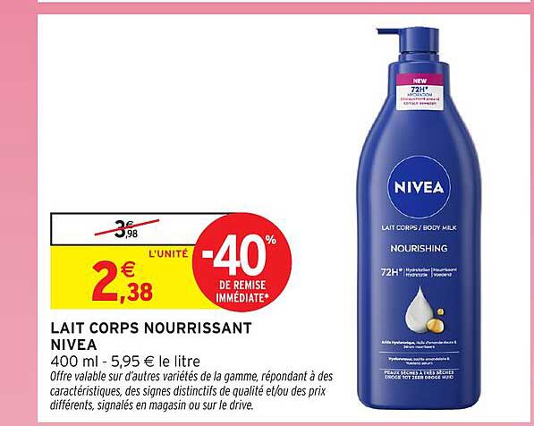 LAIT CORPS NOURRISSANT NIVEA