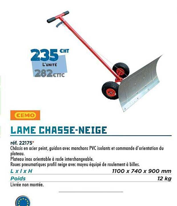 LAME CHASSE-NEIGE