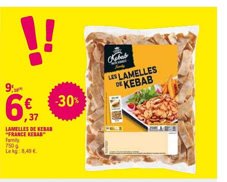 LAMELLES DE KEBAB “FRANCE KEBAB”