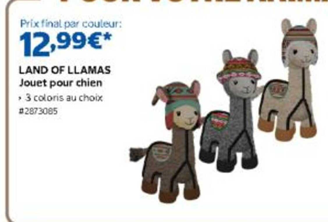 LAND OF LLAMAS
Jouet pour chien