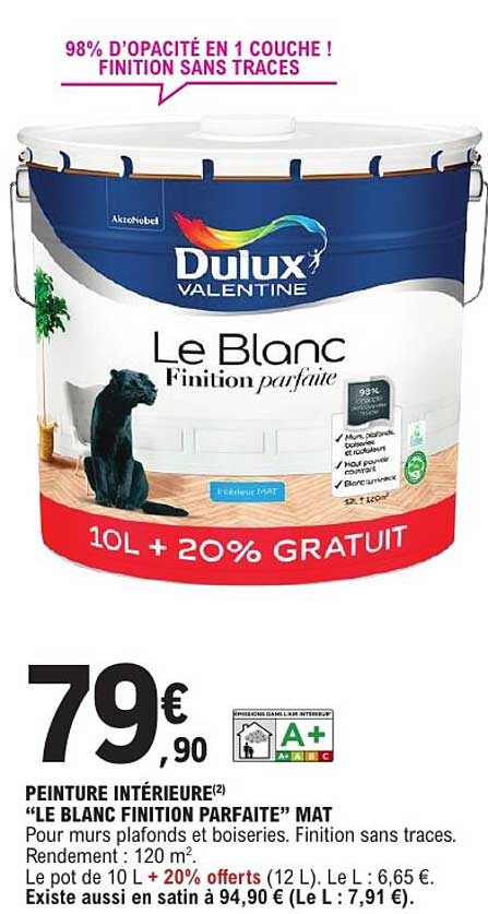 “Le Blanc Finition parfaite” mat