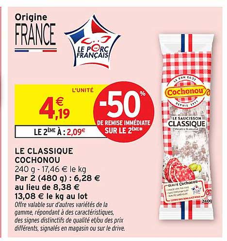 LE CLASSIQUE COCHONOU