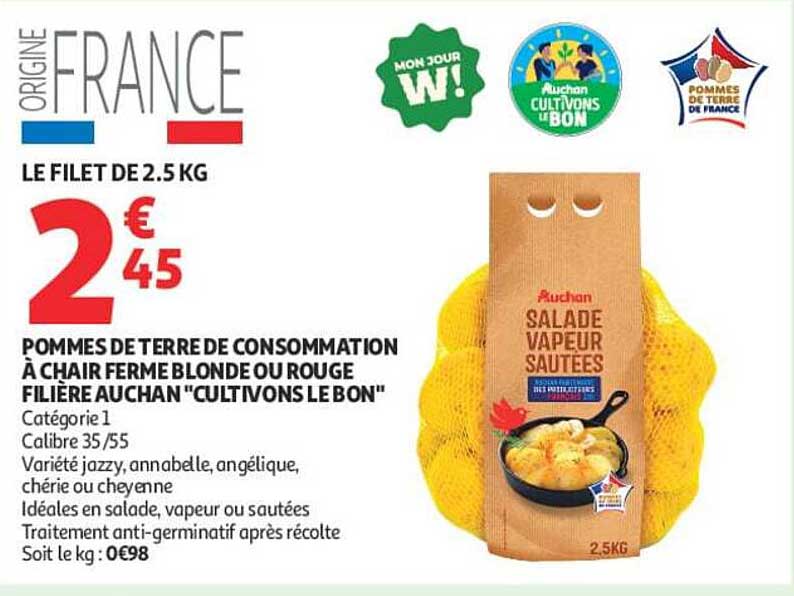 LE FILET DE 2.5 KG