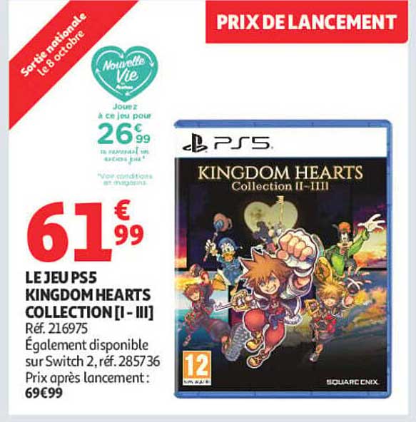 LE JEU PS5 KINGDOM HEARTS COLLECTION [I-III]