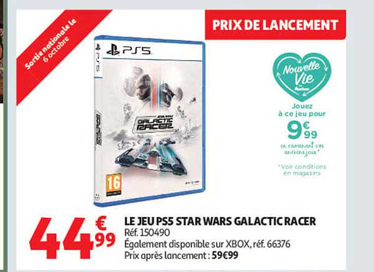 LE JEU PS5 STAR WARS GALACTIC RACER
