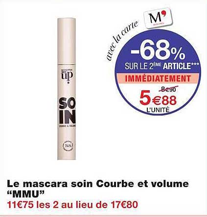 Le mascara soin Courbe et volume “MMU”