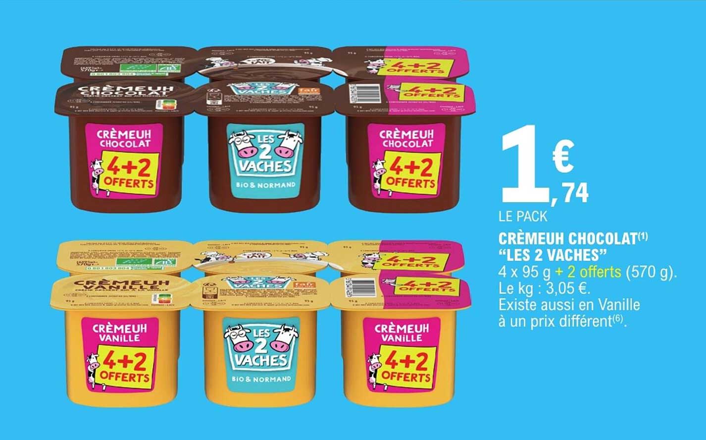 LE PACK CRÈMEUH CHOCOLAT “LES 2 VACHES”