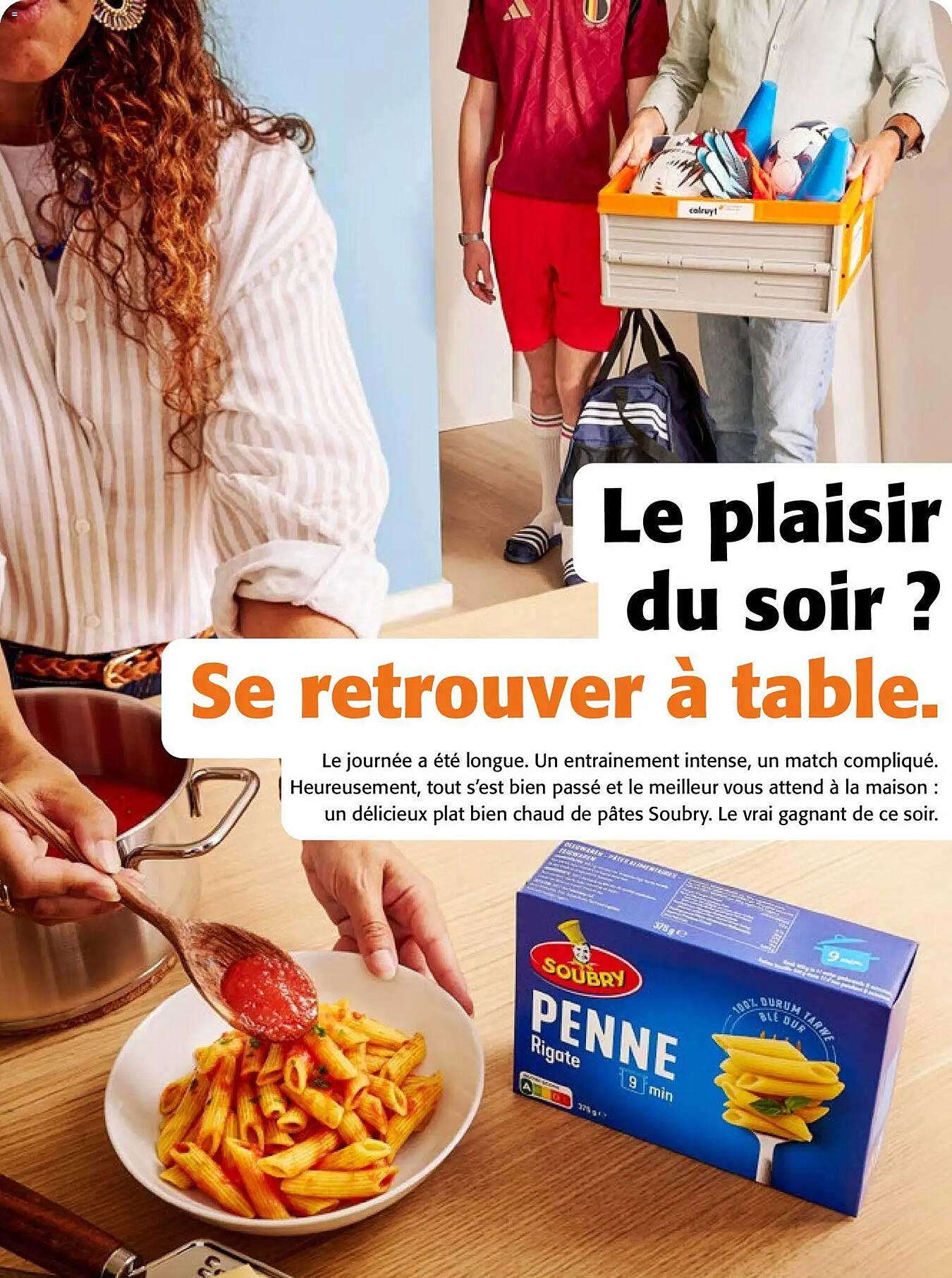 Le plaisir du soir ? Se retrouver à table.