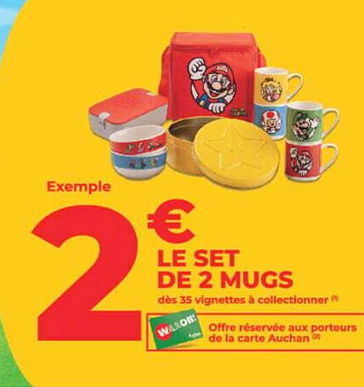 LE SET DE 2 MUGS