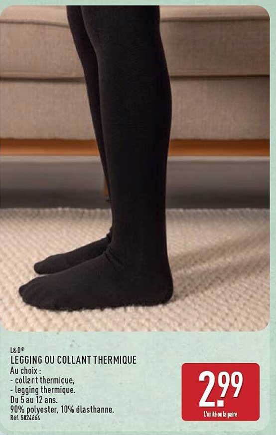 LEGGING OU COLLANT THERMIQUE