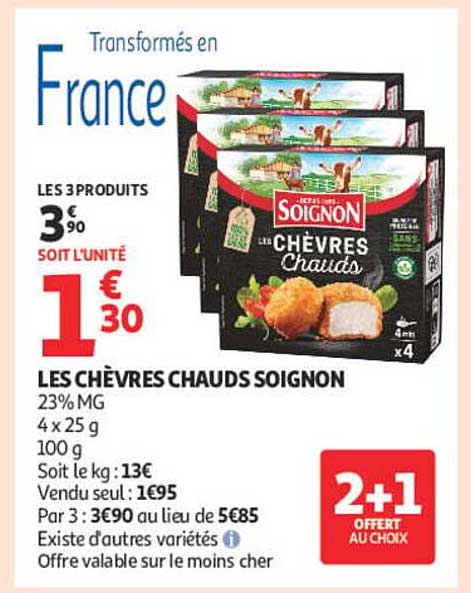 LES CHÈVRES CHAUDS SOIGNON