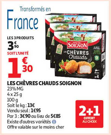 LES CHÈVRES CHAUDS SOIGNON