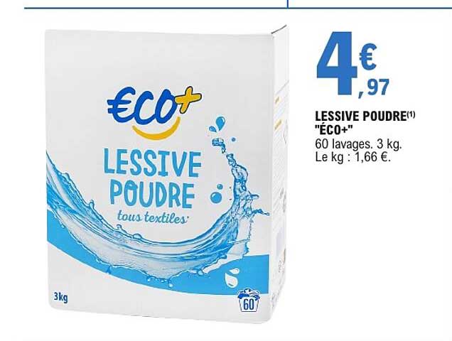 LESSIVE POUDRE “ECO+”