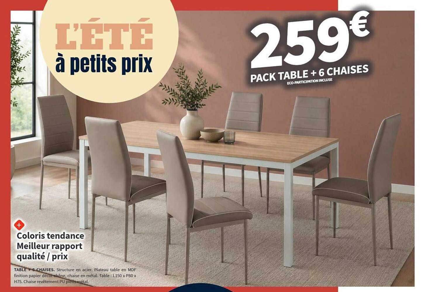 L'ÉTÉ à petits prix